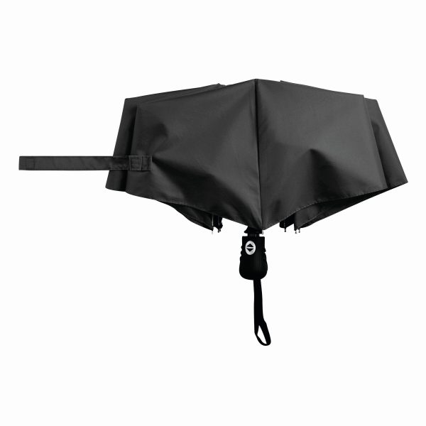 Automatyczny, wiatroodporny, kieszonkowy parasol BORA P004092I czarny