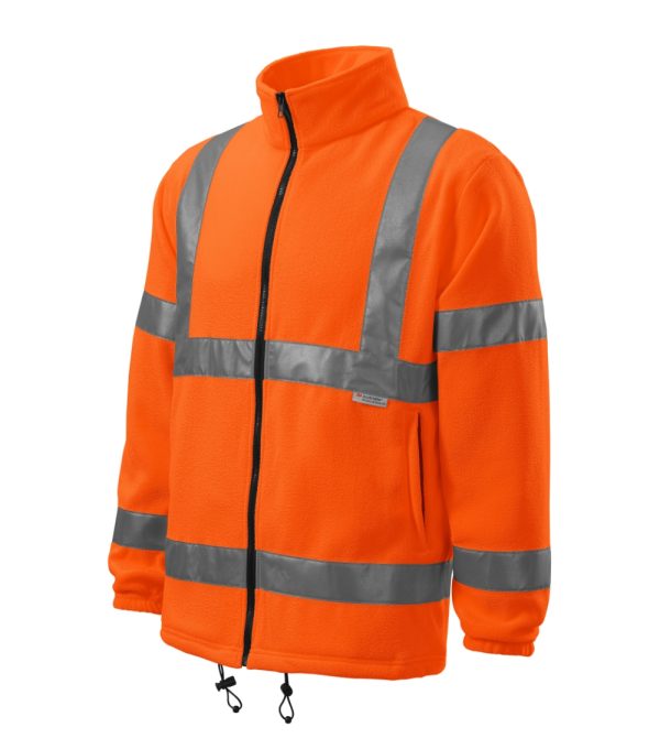 Polar unisex HV Fleece Jacket P027656F fluorescencyjny pomarańczowy