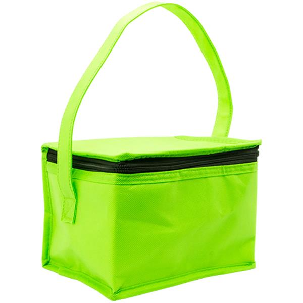 Torba termiczna na 6 puszek, włoknina 80g / Himmy P090787P jasnozielony
