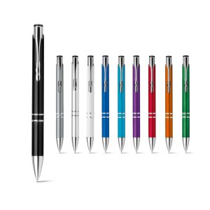 BETA PLASTIC. Długopis wykonany z ABS z metalowym klipem P035350S ST-81182-W
