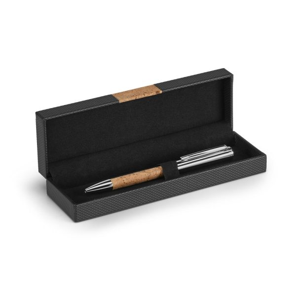 CORK. Długopis, korek i metal z mechanizmem obrotowym P035463S