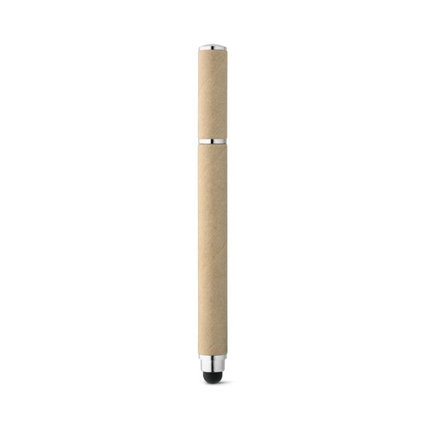 PAPYRUS. Długopis, papier kraftowy i ABS z końcówką dotykową P035675S naturalny