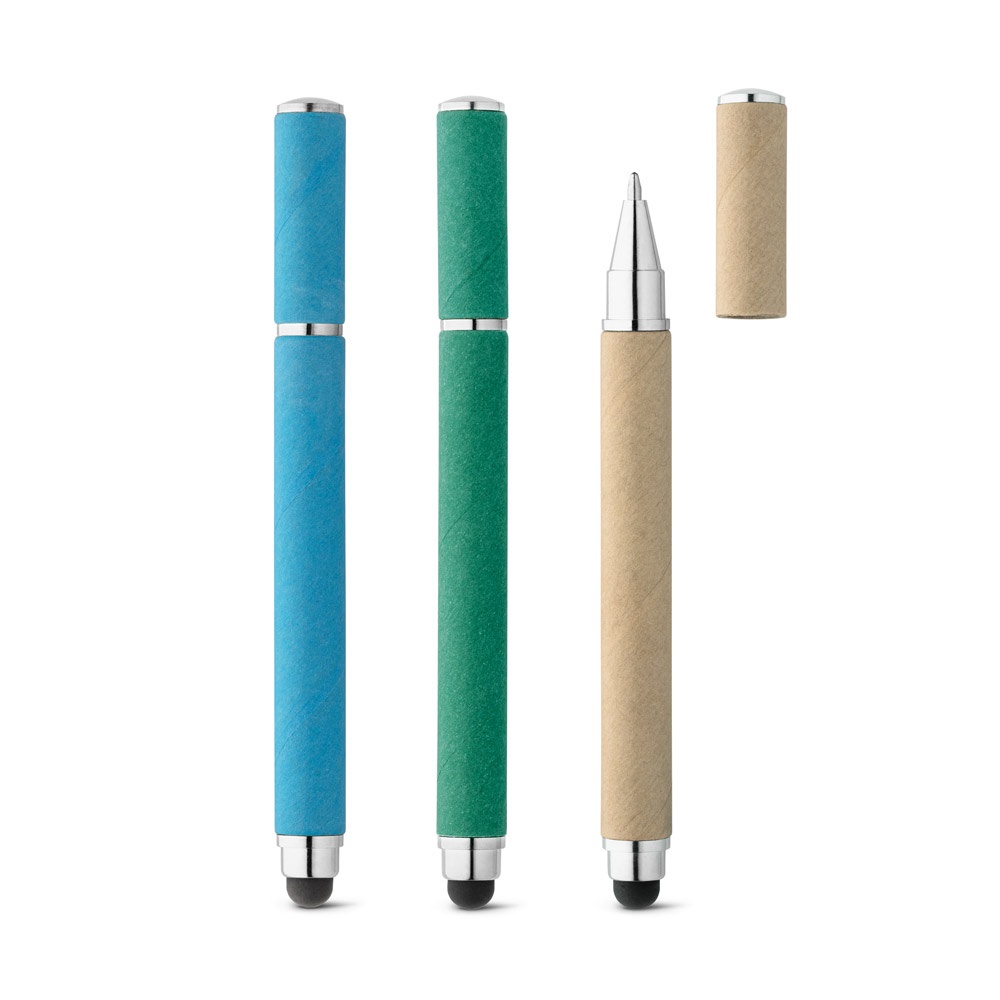 PAPYRUS. Długopis, papier kraftowy i ABS z końcówką dotykową P035675S ST-91621-W