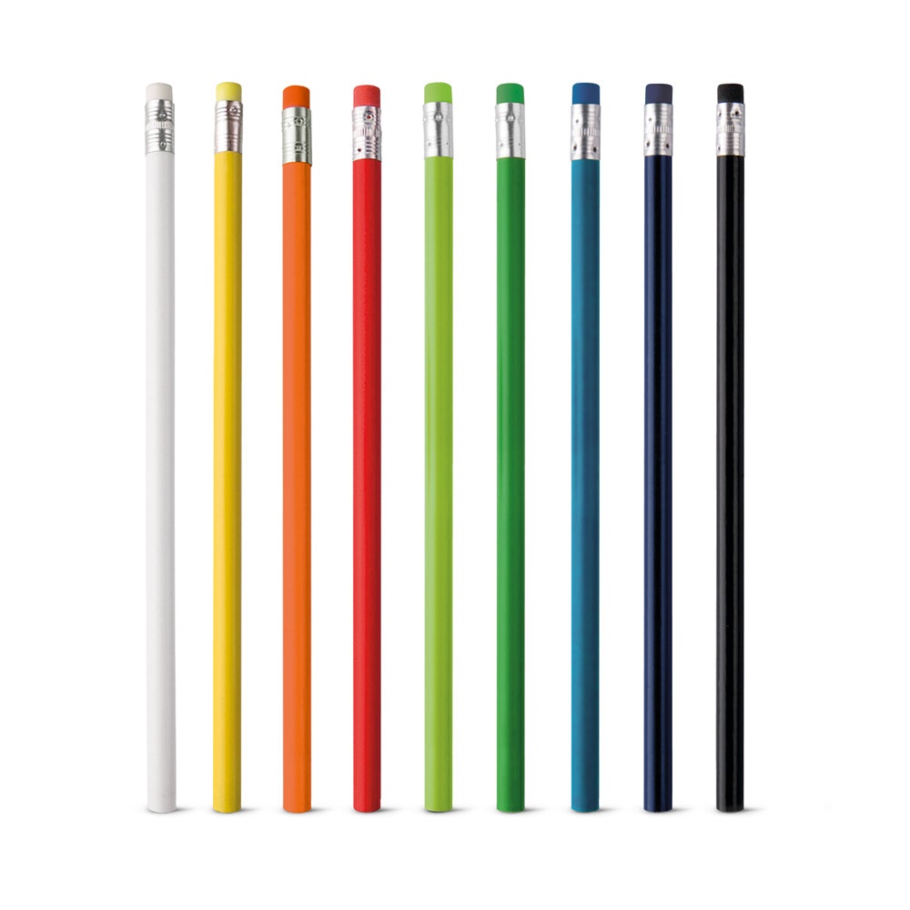 ATENEO. Ołówek grafitowy z gumką, twardość HB P035819S ST-91736-W