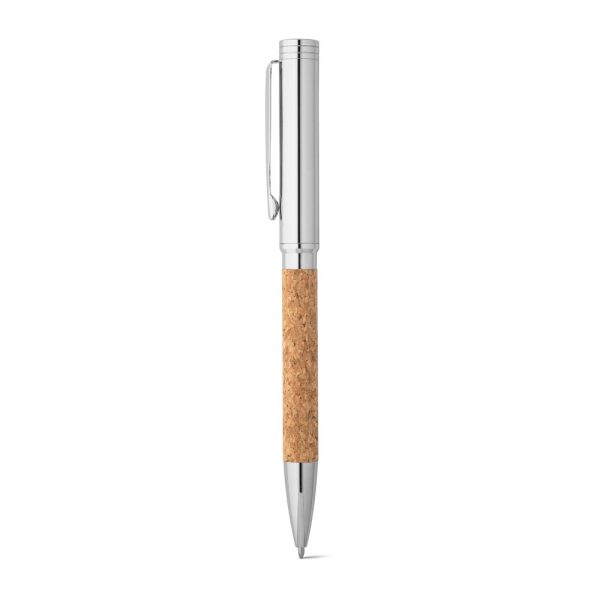 CORKO. Długopis z korka i metalu z mechanizmem obrotowym P083104S