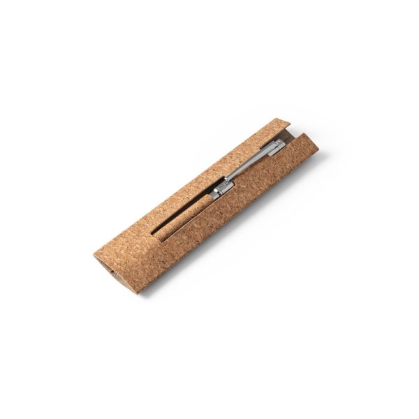 CORKO. Długopis z korka i metalu z mechanizmem obrotowym P083104S