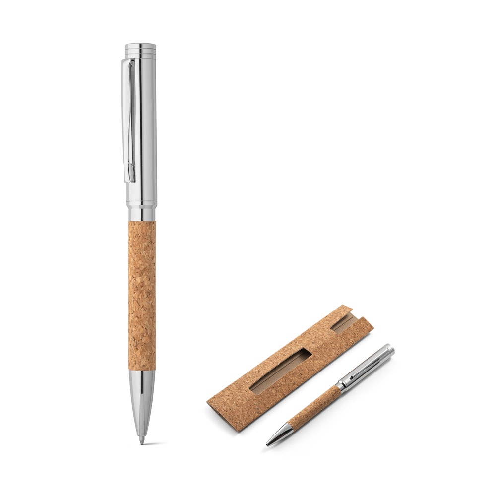 CORKO. Długopis z korka i metalu z mechanizmem obrotowym P083104S ST-91788-160