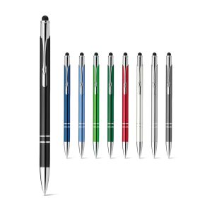 GALBA. Aluminiowy długopis z końcówką dotykową i klipsem P035868S ST-91849-W