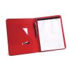 FITZGERALD. Teczka A4 z PU i 800D z blokiem kartem w linie P035916S czerwony