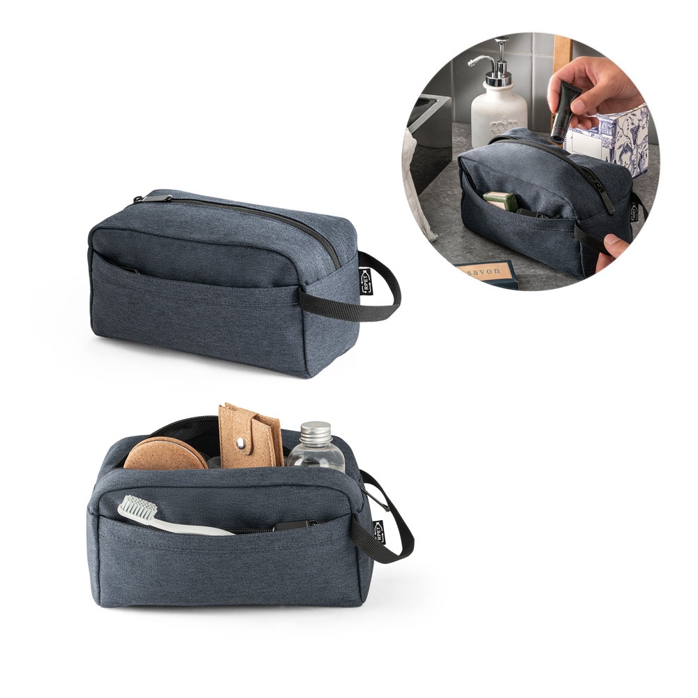 REPURPOSE BAG. Kosmetyczka z poliestru 600D pochodzącego z recyklingu P041075S ST-92078-104