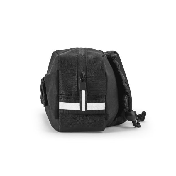 DELFOS POUCH. Torba biodrowa z 300D poliestru pochodzącego i 600D poliestru pochodzącego z elementami odblaskowymi P046514S