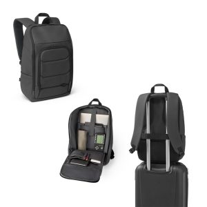 TOULON. Plecak na notebooka wykonany z wysokiej gęstości materiału 600D poliester z recyklingu z wodoodpornym wykończeniem 16" P083109S ST-92193-103
