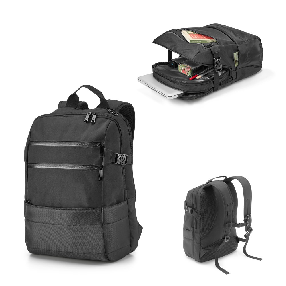 ZIPPERS BPACK. Plecak na laptopa 15.6'' z żakardu 840D i 300D P036013S ST-92280-103
