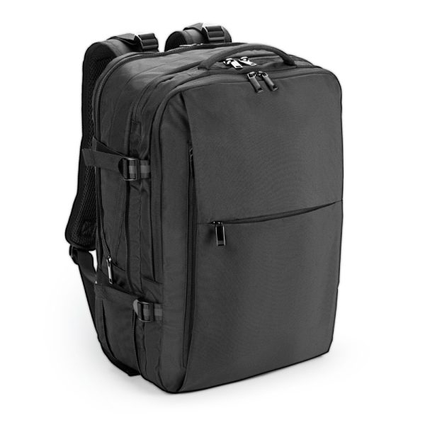 DALLAS. Plecak podróżny z poliestru 600D o wysokiej gęstości z recyklingu na laptopa 17.3” P083117S