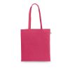 MEXICO. Torba wykonana w recyklingowanej bawełny (70%) i w poliestru (30% rPET) (150 g/m²) P097465S różowy