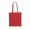 MEXICO. Torba wykonana w recyklingowanej bawełny (70%) i w poliestru (30% rPET) (150 g/m²) P097465S czerwony