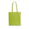 MEXICO. Torba wykonana w recyklingowanej bawełny (70%) i w poliestru (30% rPET) (150 g/m²) P097465S jasnozielony