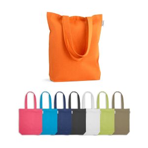 MERIDA. Torba z bawełny (50%), bawełny z recyklingu (30%) i poliester (20% rPET) (220 g/ m²) P046528S ST-92326-W