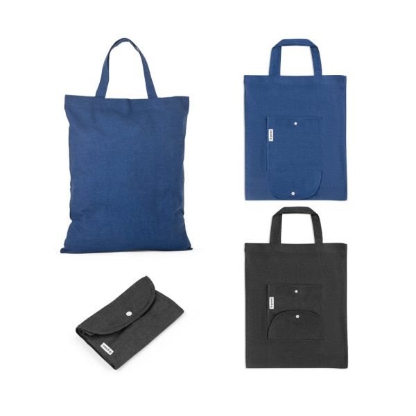 SIENA. Składana torba z bawełny (50%), bawełny z recyklingu (30%) i poliestru (20% rPET) (140 g/m²) P046541S