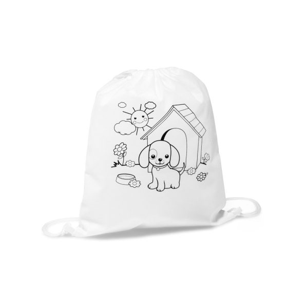 DRAWS. Plecak z non-woven do kolorowania (80 g/m²) P036120S