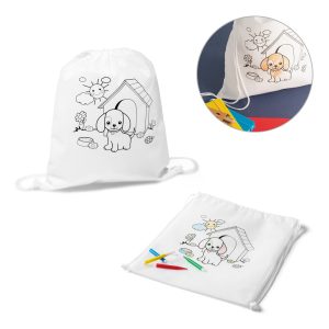 DRAWS. Plecak z non-woven do kolorowania (80 g/m²) P036120S ST-92619-106