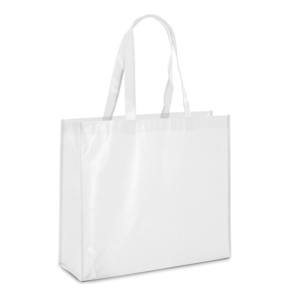 MILLENIA. Laminowana torba non-woven (110 g/m²) P036264S biały