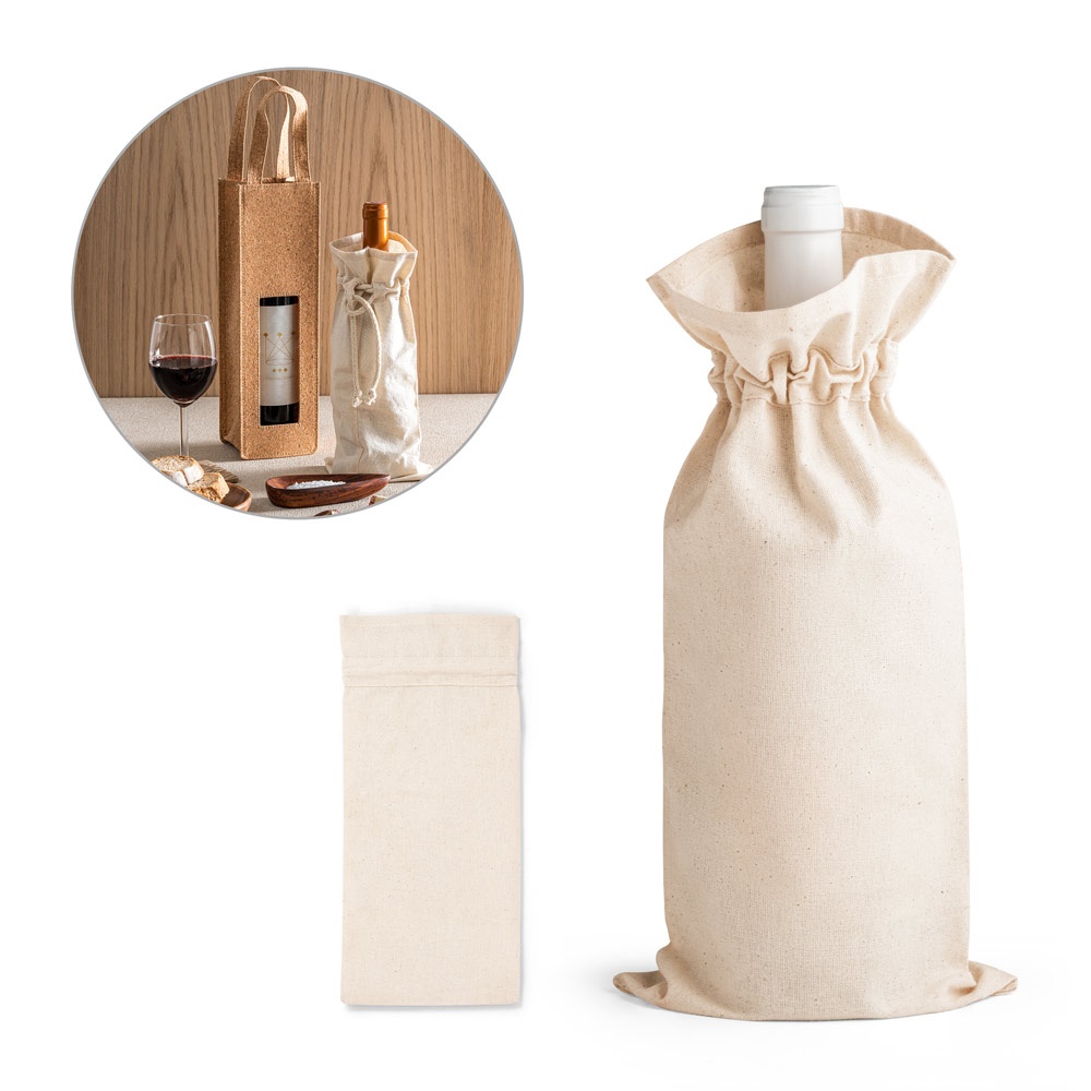 JEROME. Torba na butelkę, 100% bawełna (180 g/m²) P036346S ST-92883-160