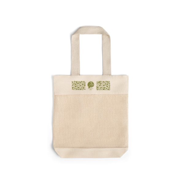 MUMBAI. Torba z siatki wykonana w 100% z bawełny (180 g/m²) P036446S