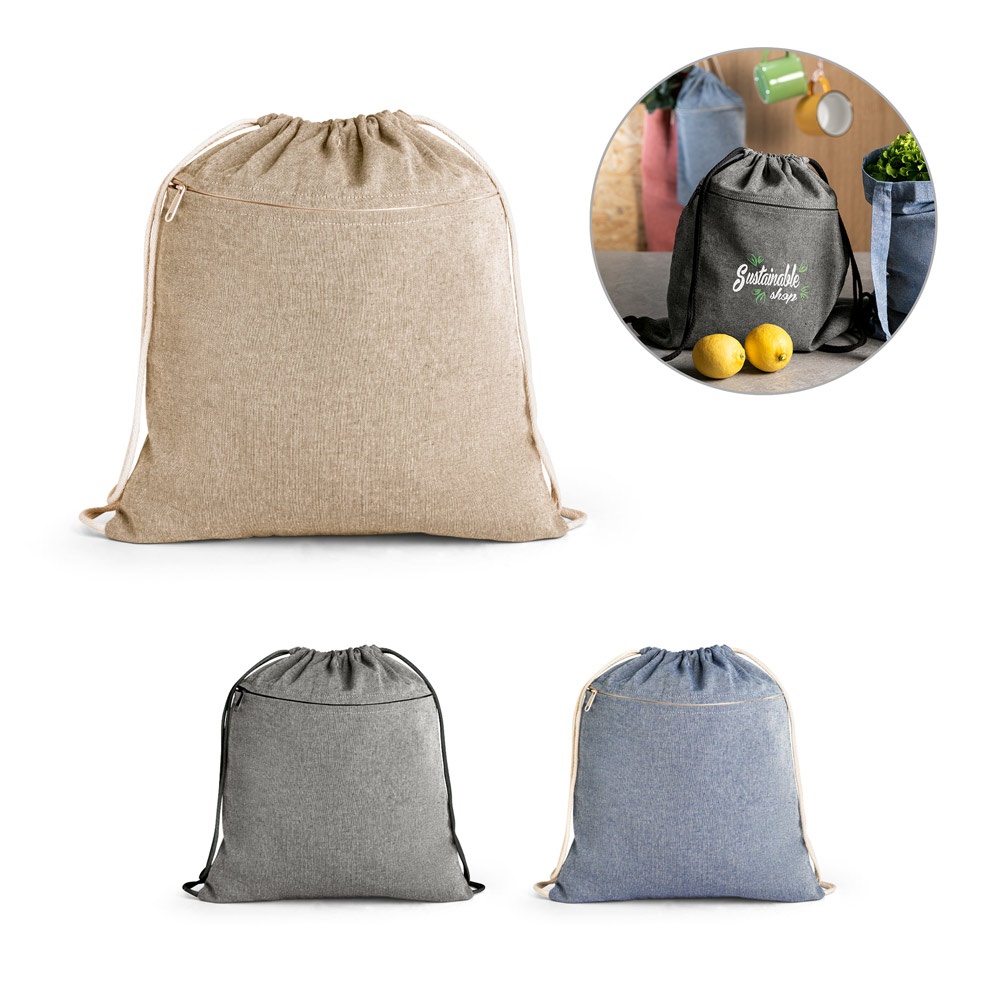 CHANCERY. Torba z recyklingowanej bawełny (70%), poliestru (30% rPET) (140 g/m²) P036447S ST-92928-W