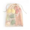 NAPOLI. Torba ze 100% bawełny (120 g/m²) z siateczką ze 100% bawełny z przodu (100 g/m²) P041107S