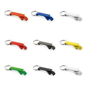 BAITT. Aluminiowy brelok do kluczy z otwieraczem do kapsułek P036530S ST-93151-W