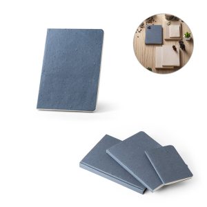 COFFEEPAD SEMI-RIGID. Notatnik A5 z półsztywną okładką wykonaną z odpadów łusek kawy (65%) P046572S ST-93289-104
