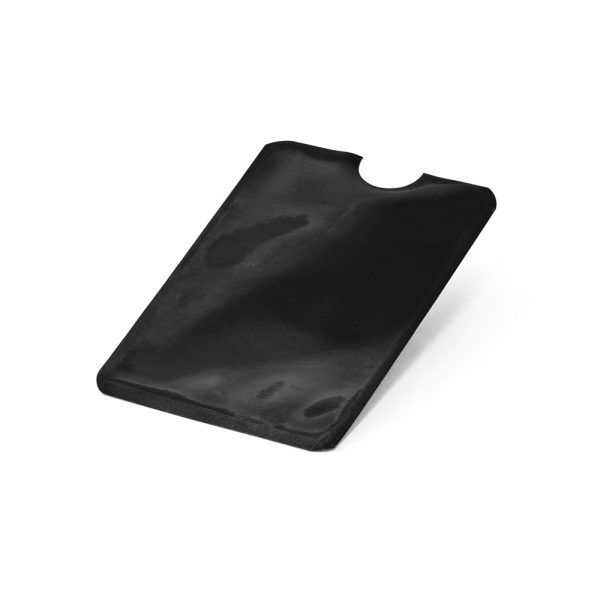 MEITNER. Aluminiowe etui na karty z blokadą RFID P036627S czarny