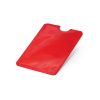 MEITNER. Aluminiowe etui na karty z blokadą RFID P036627S czerwony