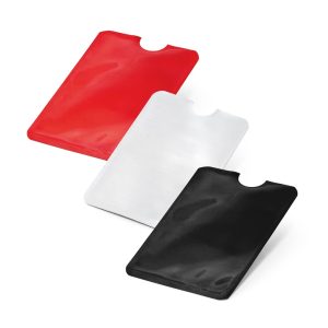 MEITNER. Aluminiowe etui na karty z blokadą RFID P036627S ST-93333-W
