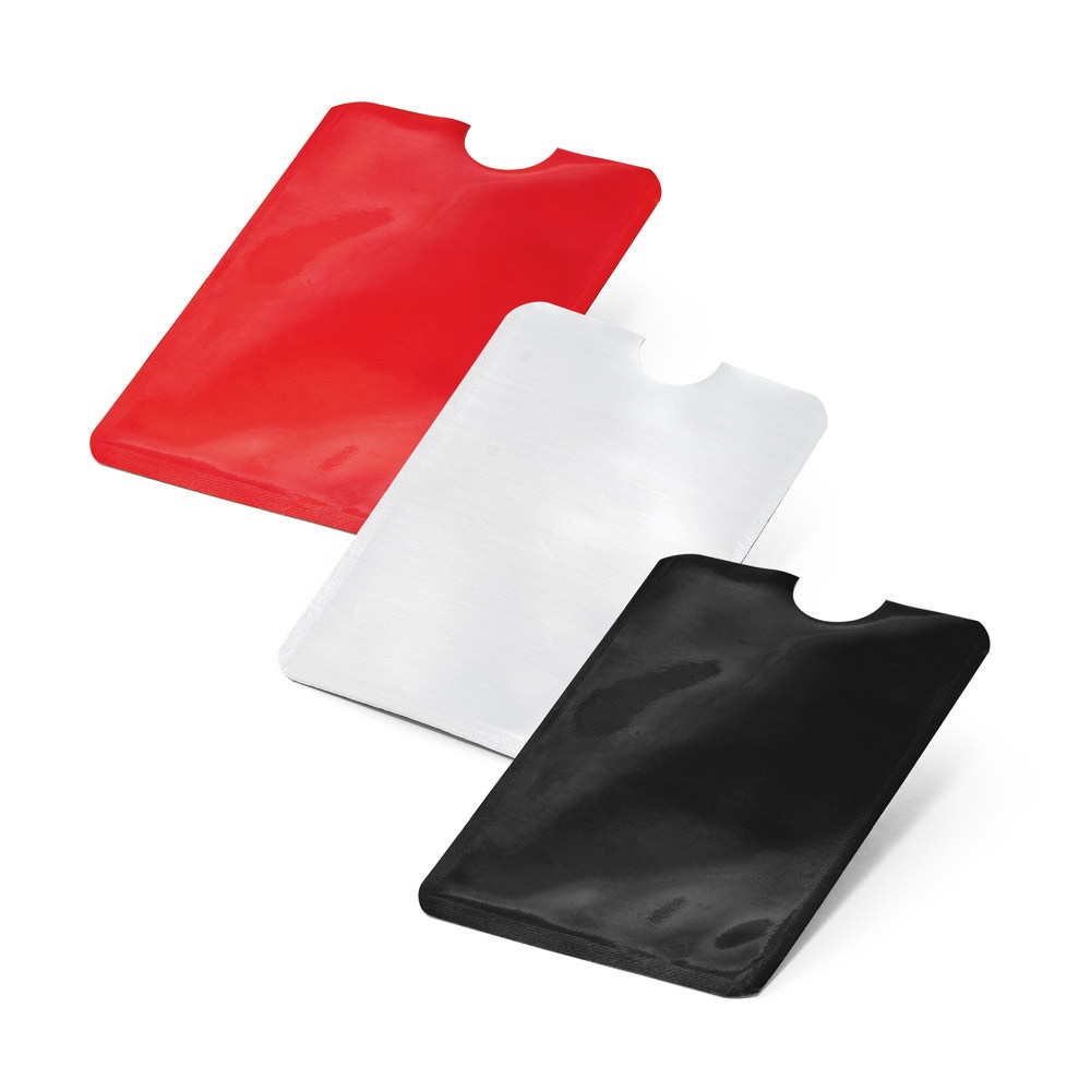 MEITNER. Aluminiowe etui na karty z blokadą RFID P036627S ST-93333-W