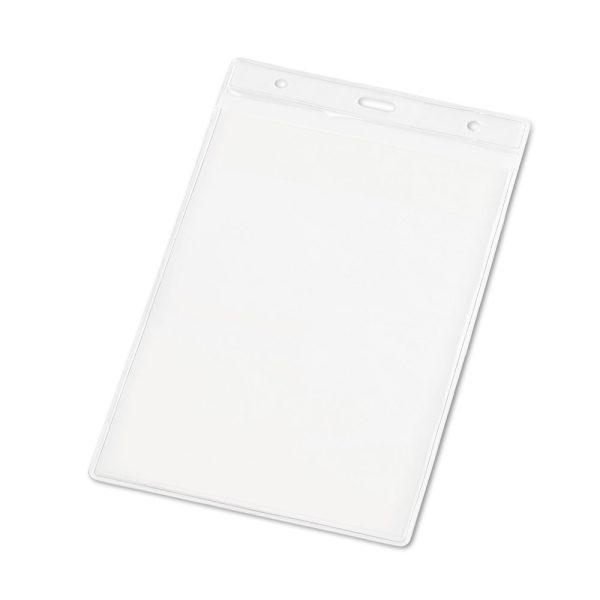 WHITMAN. Pionowe etui na identyfikator wykonane z PVC P036645S