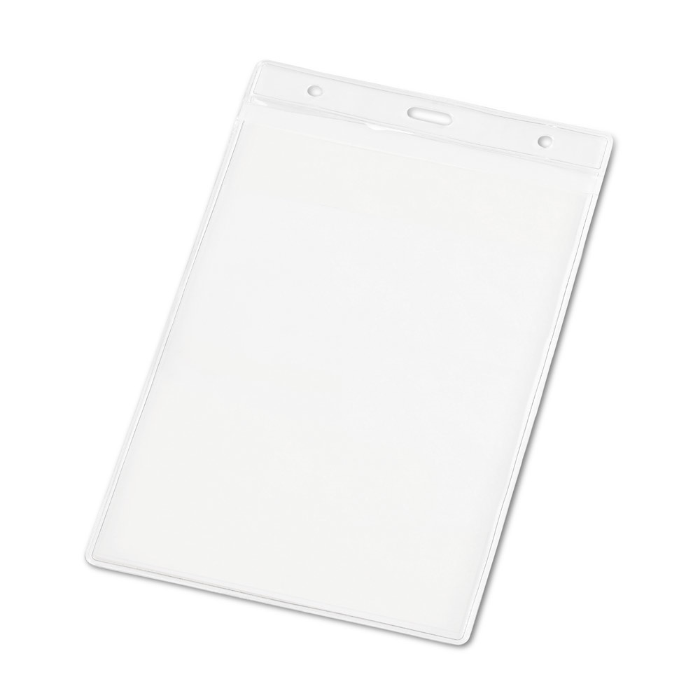 WHITMAN. Pionowe etui na identyfikator wykonane z PVC P036645S ST-93359-110
