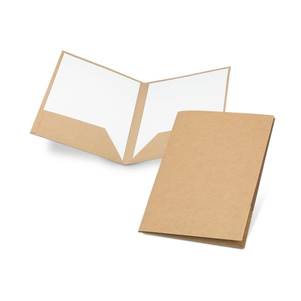 PUZO. Teczka na dokumenty A4 wykonana z 100% z papieru z recyklingu (400 g/m²) P036711S