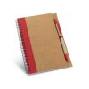 ASIMOV. Notes B6 na spirali, zawiera czystych stron P036834S czerwony