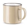 VERNON. Kubek ceramiczny 340 mL P036932S beżowy