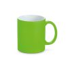 LYNCH. Kubek ceramiczny 350 ml z neonowym wykończeniem P036988S jasnozielony
