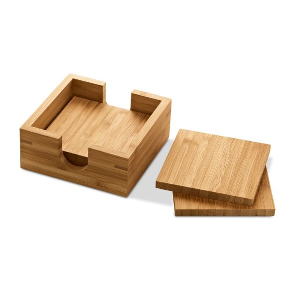GAUTHIER. Zestaw bambusowych podstawek P037015S