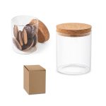 SPICE 700. Butelka z borokrzemianowego szkła z korkową pokrywką 700 ml P043822S