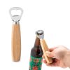 HOLZ. Otwieracz do butelek, metal i drewno P037160S