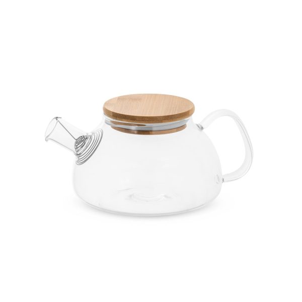 SNEAD. Czajnik ze szkła borokrzemianowego bambusową pokrywką 750 ml P043827S