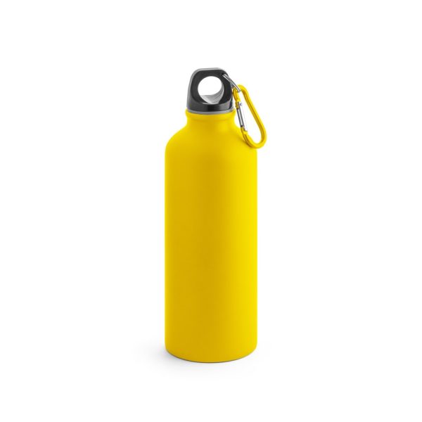 COLLINA. Aluminiowa butelka z karabińczykiem 540 ml P046589S żółty
