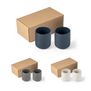 OWENS. Zestaw ceramicznych kubków 280 ml P043845S ST-94253-W