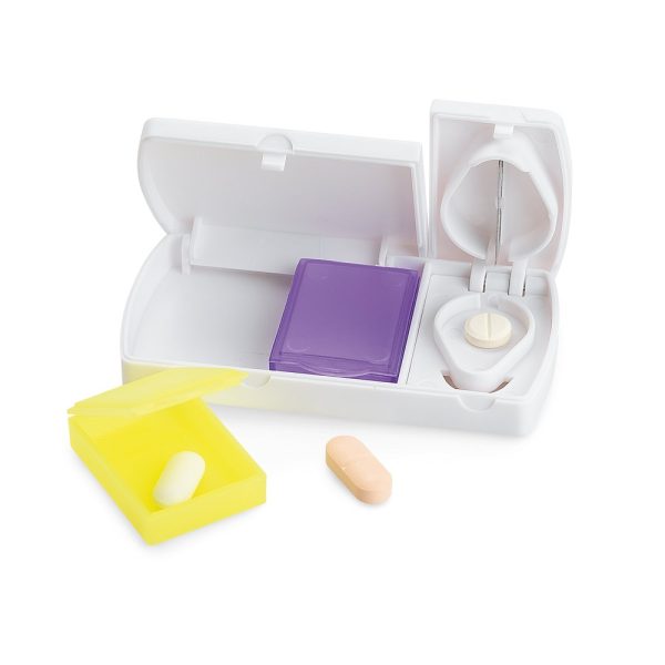 NERO. Pudełko na tabletki z 2 przegródkami P037197S