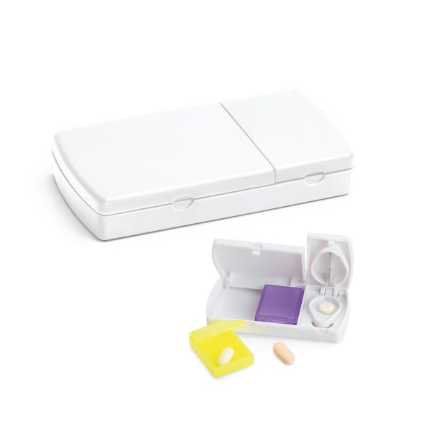 NERO. Pudełko na tabletki z 2 przegródkami P037197S